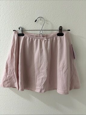 Wild fable Light Pink Skater Skirt with Waist Bow